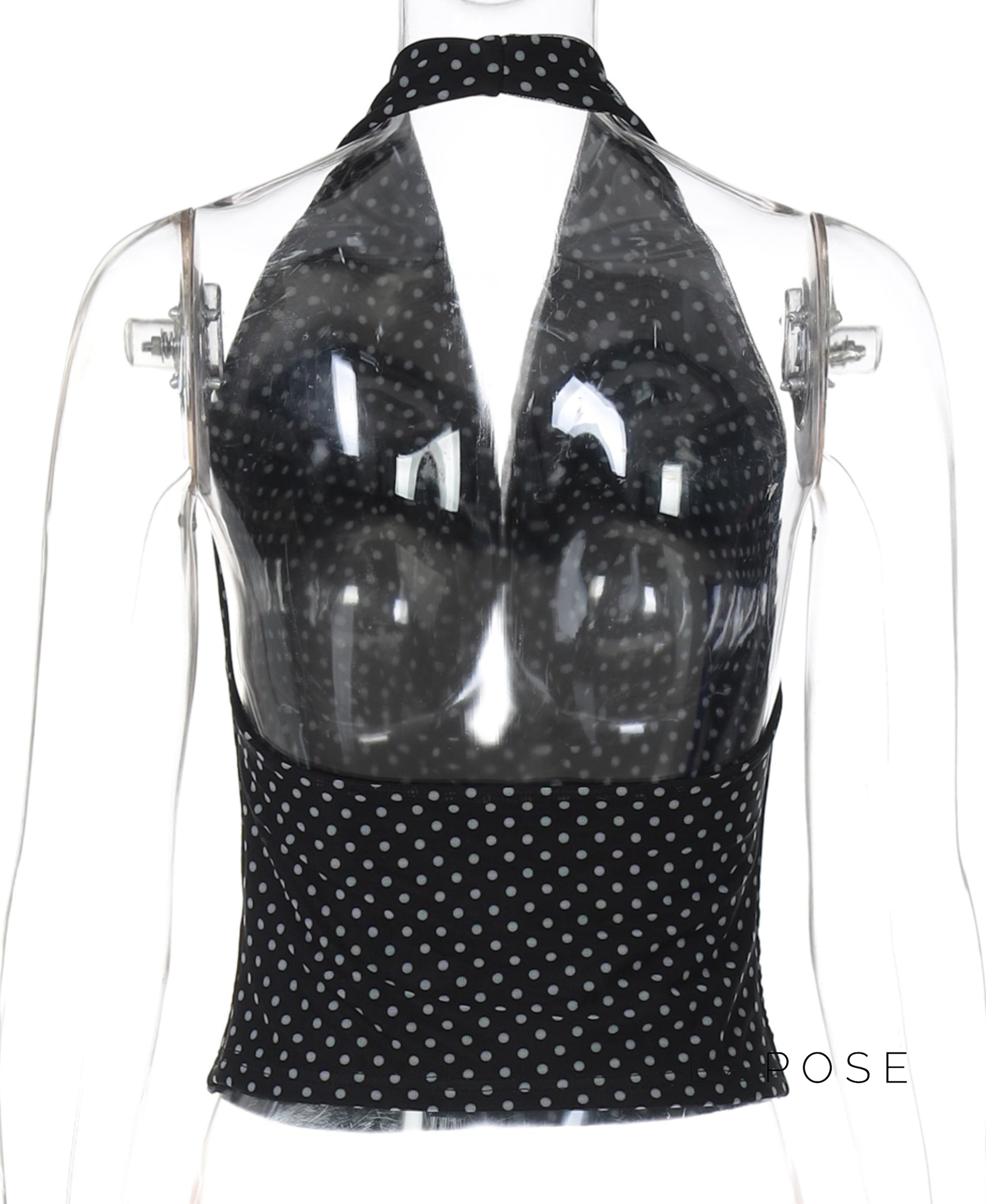 Tatum Polka Dot Halter Top [8815N4WF]