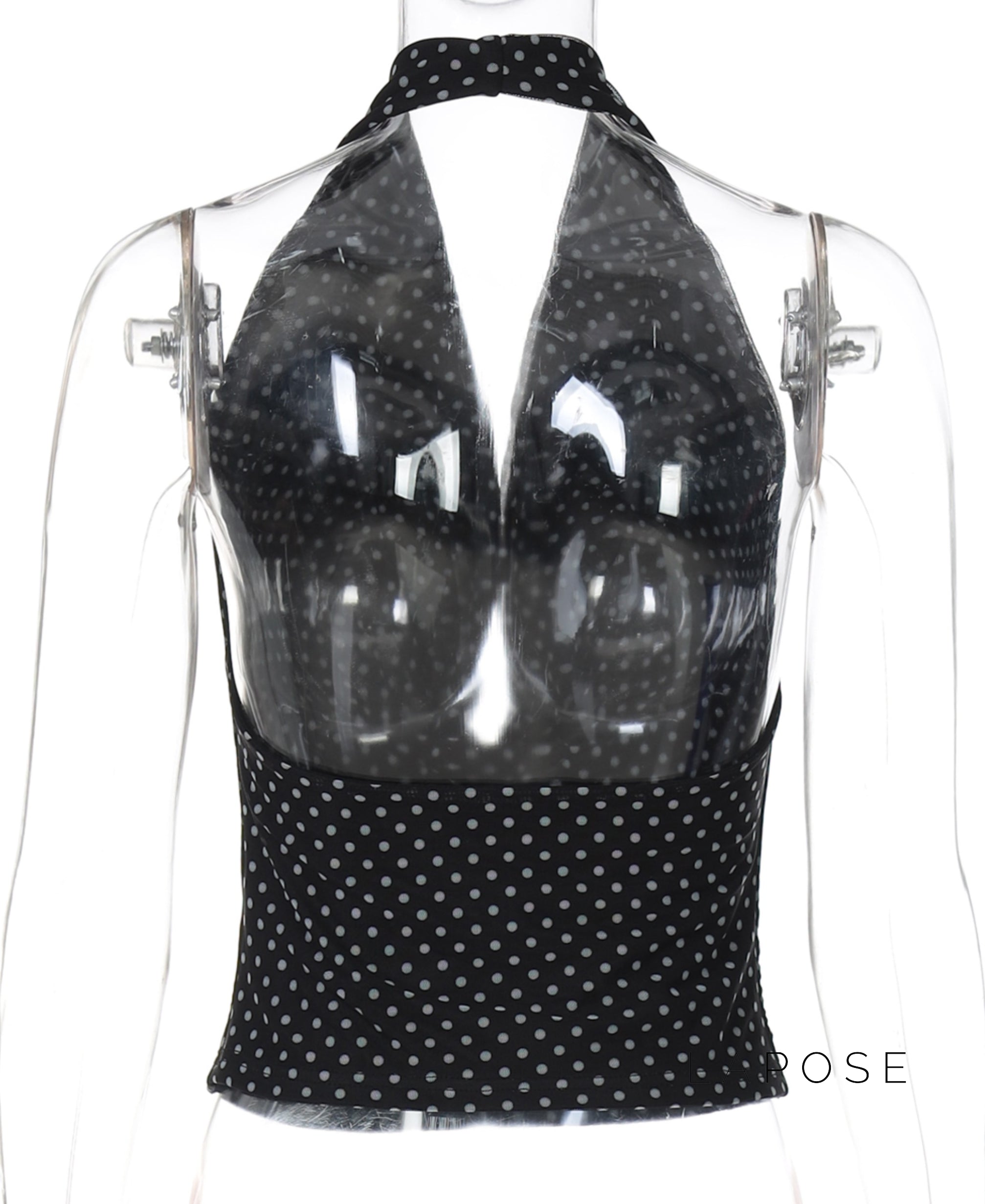 Tatum Polka Dot Halter Top [8815N4WF]