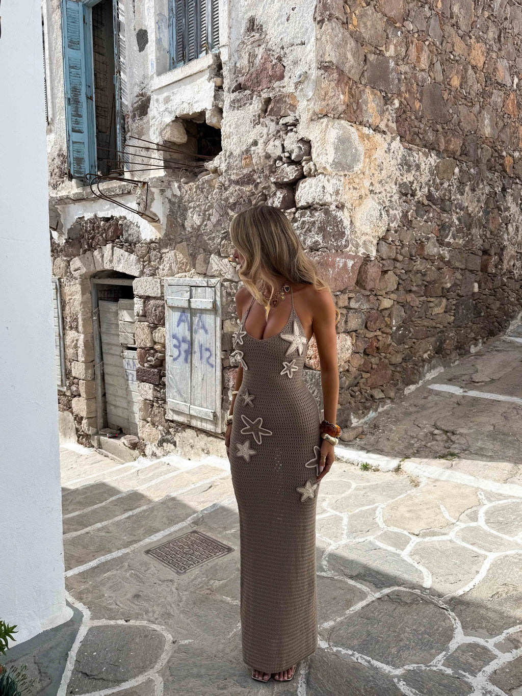LaPose Taylen Crochet Maxi Dress