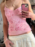 Tayler Floral Sequin Backless Top [QM0YFV5A]