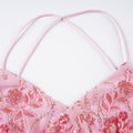 Tayler Floral Sequin Backless Top [2GO1CR0J]