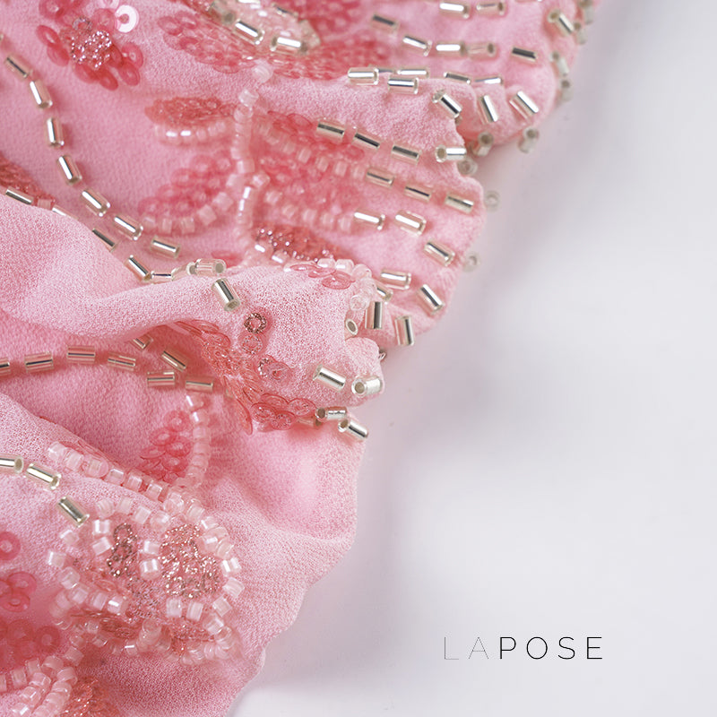 Tayler Floral Sequin Backless Top [IDW5H9ZB]
