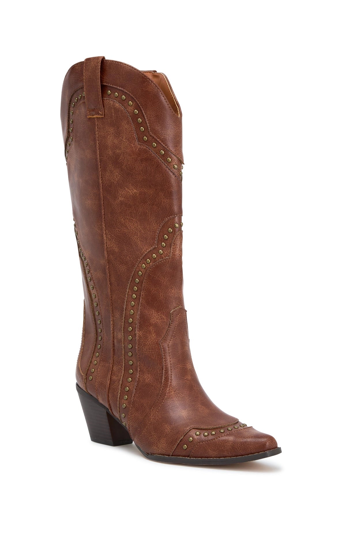 LaPose Tehila Studded Vintage Western Boots