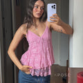 Tensley Lace V-Neck Camisole [FTANMDBW]
