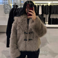 Tierney Distressed Shearling Jacket [ZJY49046]