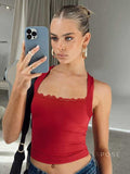 Tilly Halter Lace Crop Top [CGPVCLJ7]