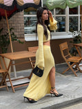 Timber Lace-Up Bell-Sleeve Skirt Set [LJHPN7E4]