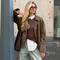 Tinsleigh Luxe Suede Jacket [BY1A7F4V]
