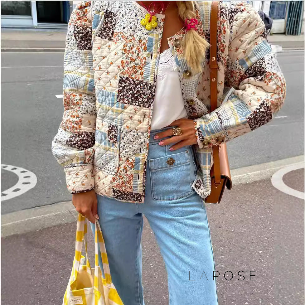 Tommie Floral Quilted Jacket [JBRUULL0]