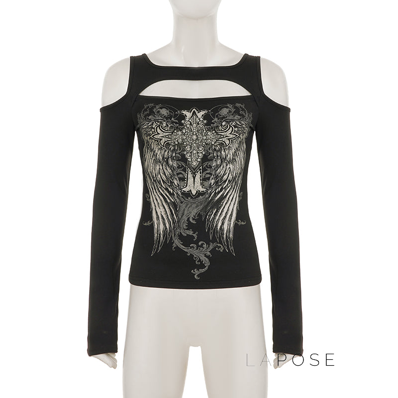 Tory Gothic Print Top [F0WQSTYK]