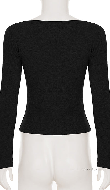 Trista Studded Patchwork Top [TRY0ZHDW]