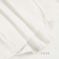 Tristan White Asymmetric Maxi Skirt [IHXGUEEC]