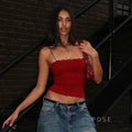 Tula Cropped Lace Cami Top [YF6KFH6N]