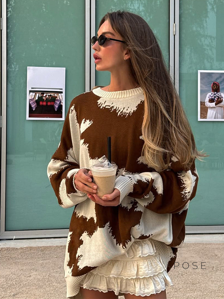 Twyla Raw Edge Star Sweater [DIKHXHBZ]