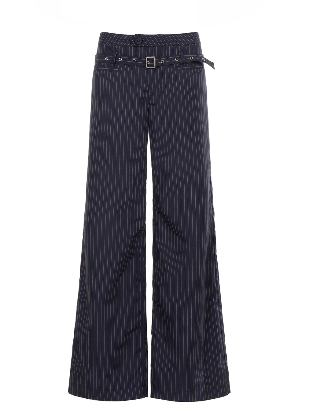 LaPose - Unknown Pinstripe Low Rise Trousers
