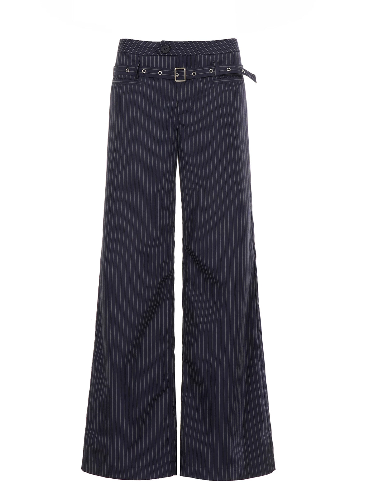 LaPose - Unknown Pinstripe Low Rise Trousers