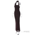 Valentine Strapless Mesh Midi Dress [K9XX6EJW]