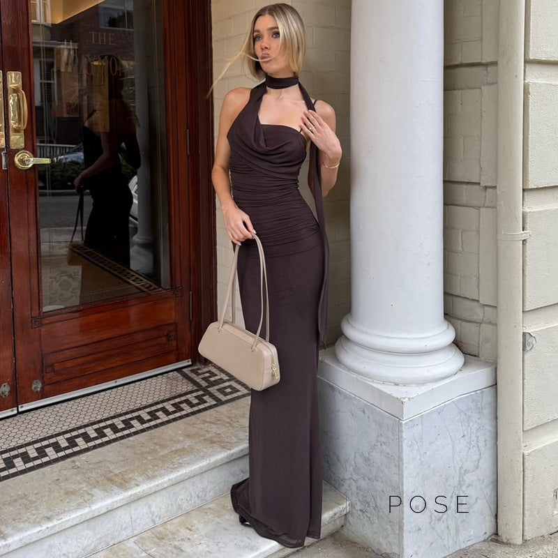 Valentine Strapless Mesh Midi Dress [BNNAY3ZJ]