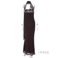 Valentine Strapless Mesh Midi Dress [Y1A64MSP]