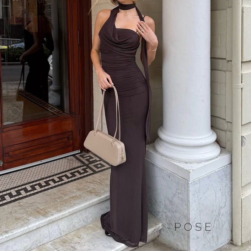 Valentine Strapless Mesh Midi Dress [FT9ZKRH8]