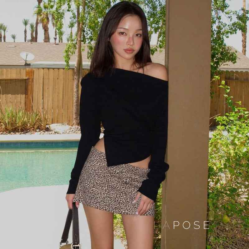 Valkyrie Asymmetric Slit Top [9J935IVX]