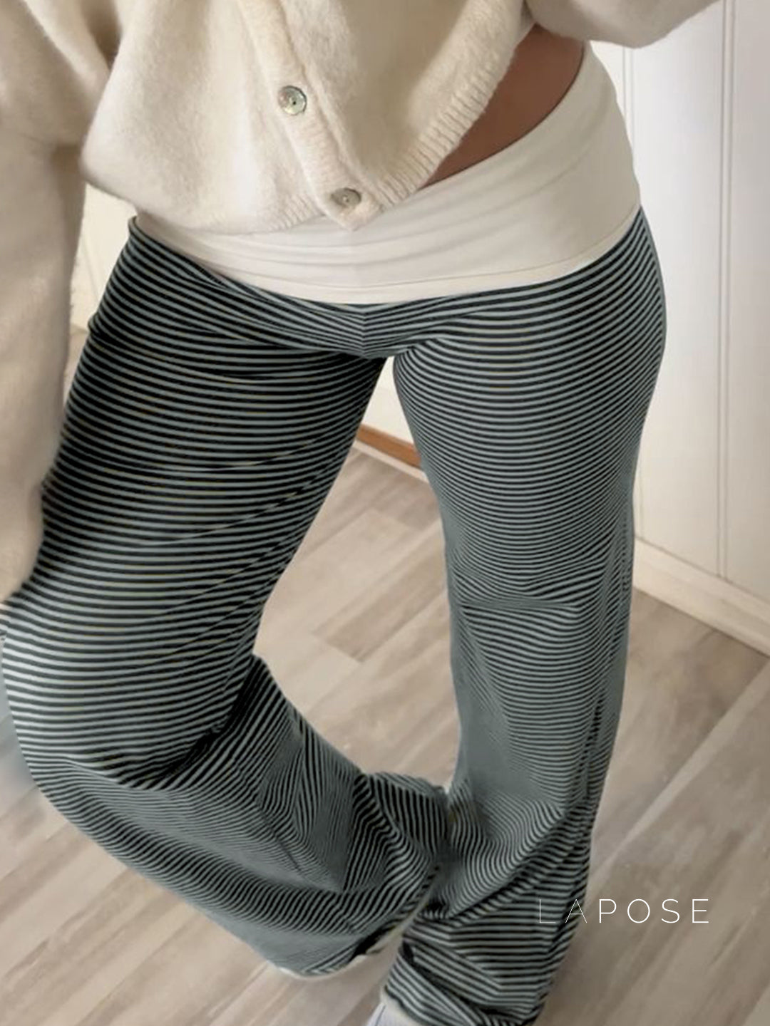 Vanesa Cozy Knit Straight Pants [QWJLX7LQ]