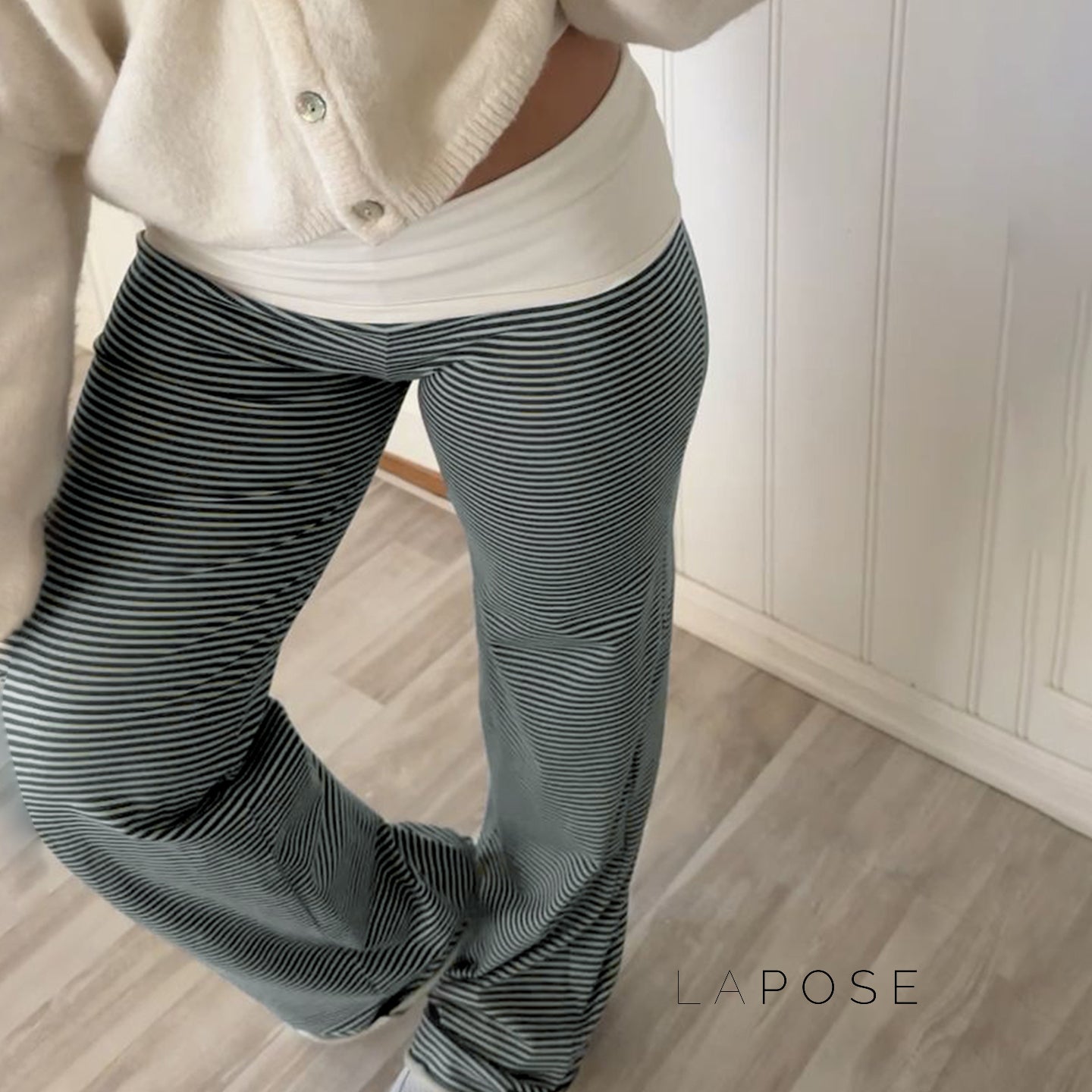 Vanesa Cozy Knit Straight Pants [JSWWXH95]