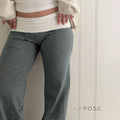 Vanesa Cozy Knit Straight Pants [YMD3PA0X]