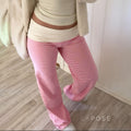 Vanesa Cozy Knit Straight Pants [BYI986E0]