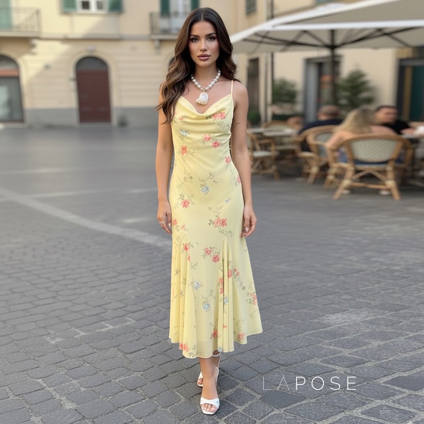Vanna Botanical Print Maxi Dress [6KWK7HQC]