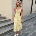 Vanna Botanical Print Maxi Dress [ZVFPKBNE]