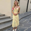 Vanna Botanical Print Maxi Dress [OJ5ILSVR]
