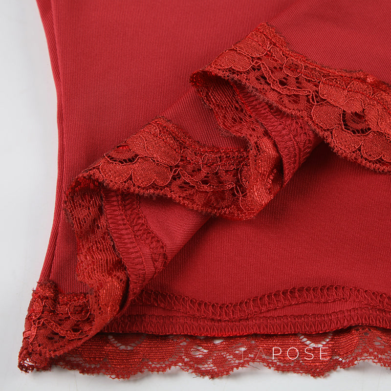 Veera Lace Trim Camisole [E5D4A48T]