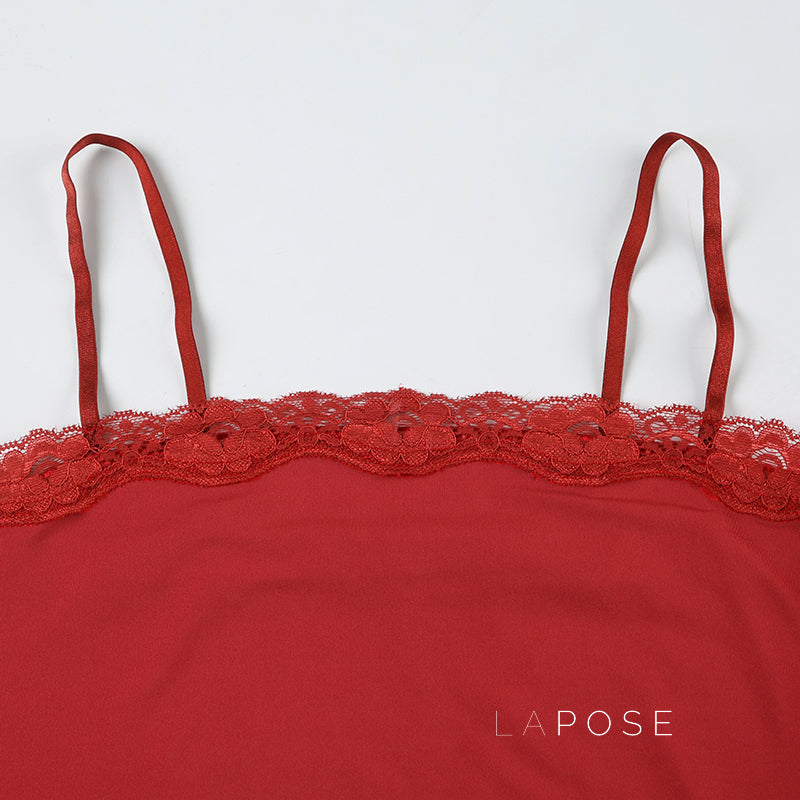 Veera Lace Trim Camisole [76Z4OMCI]