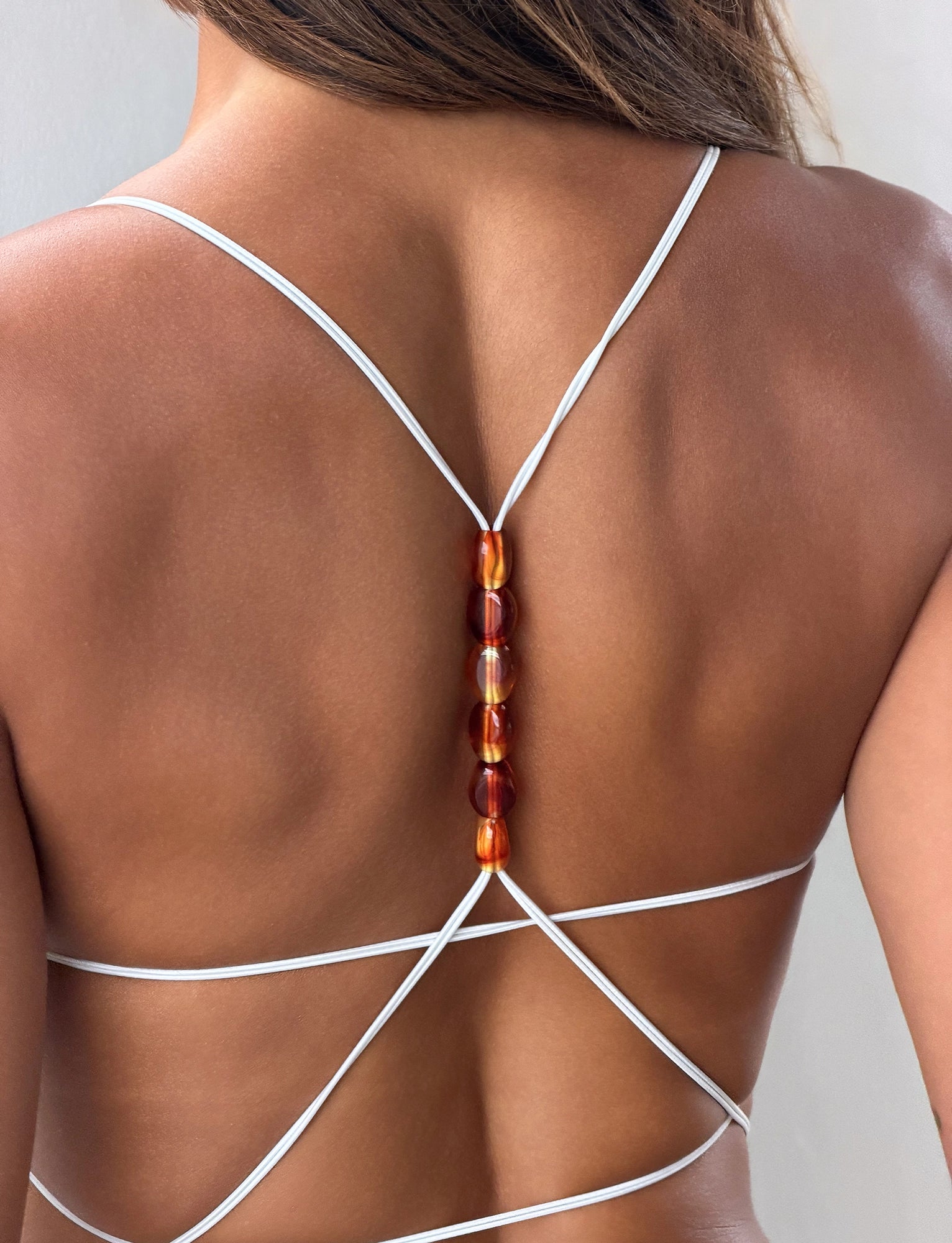 LaPose Vesper Lace Strappy Bodysuit