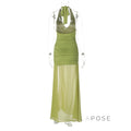 Vittoria Halter Maxi Dress [CCHIGHFS]