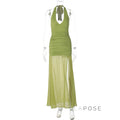 Vittoria Halter Maxi Dress [VKBMAV8F]
