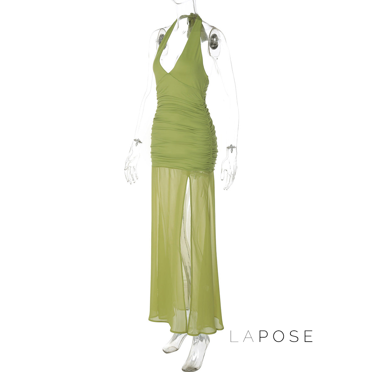 Vittoria Halter Maxi Dress [667OTYVZ]
