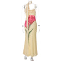 Vivian Floral Halter Maxi Dress