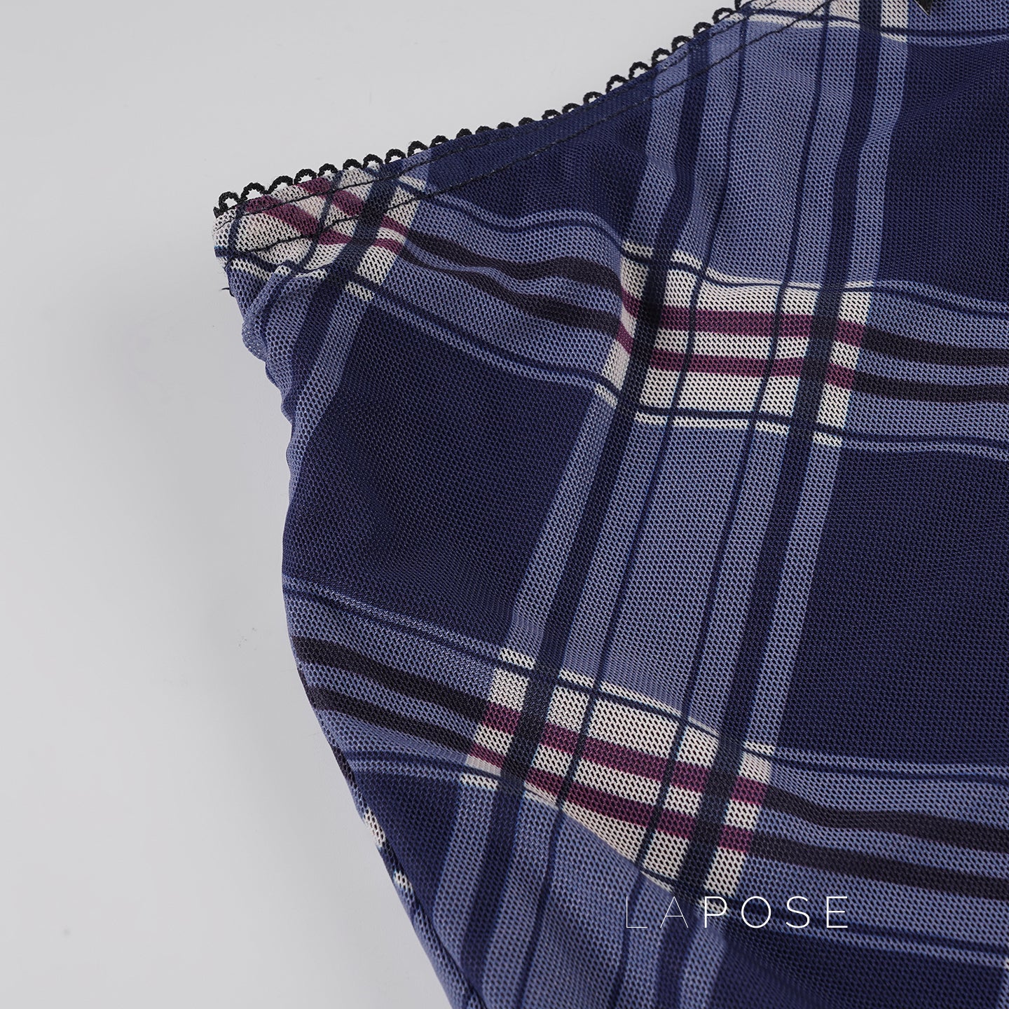 Westlyn Plaid Mesh Mini Skirt [A9N2QEOR]