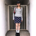 Westlyn Plaid Mesh Mini Skirt [6ECFZQN6]