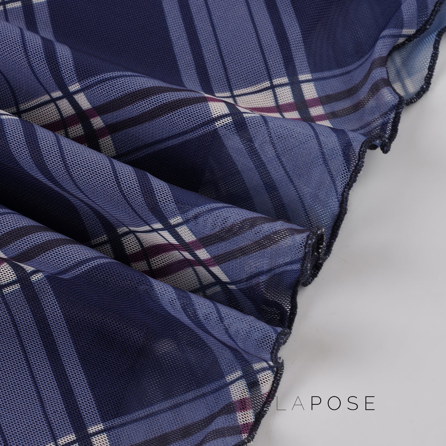 Westlyn Plaid Mesh Mini Skirt [G2HIN7P5]