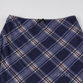 Westlyn Plaid Mesh Mini Skirt [YT13C127]