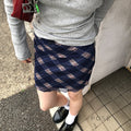 Westlyn Plaid Mesh Mini Skirt [OY9FRAFL]