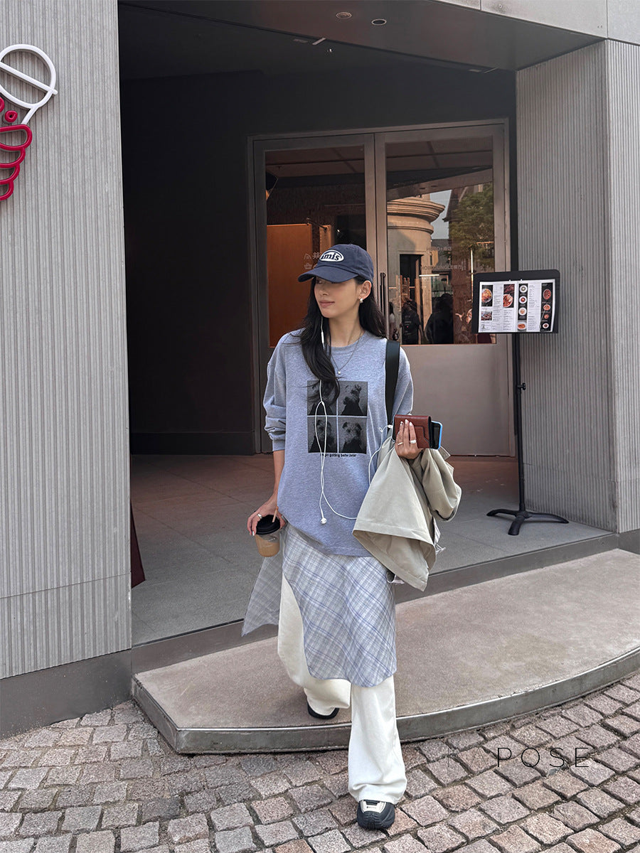 Whitley Plaid Midi Skirt [MFCL6O87]