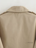 Wilma Double-Breasted Trench Jacket [HQVQ3C9X]