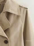 Wilma Double-Breasted Trench Jacket [L0JDAX3E]