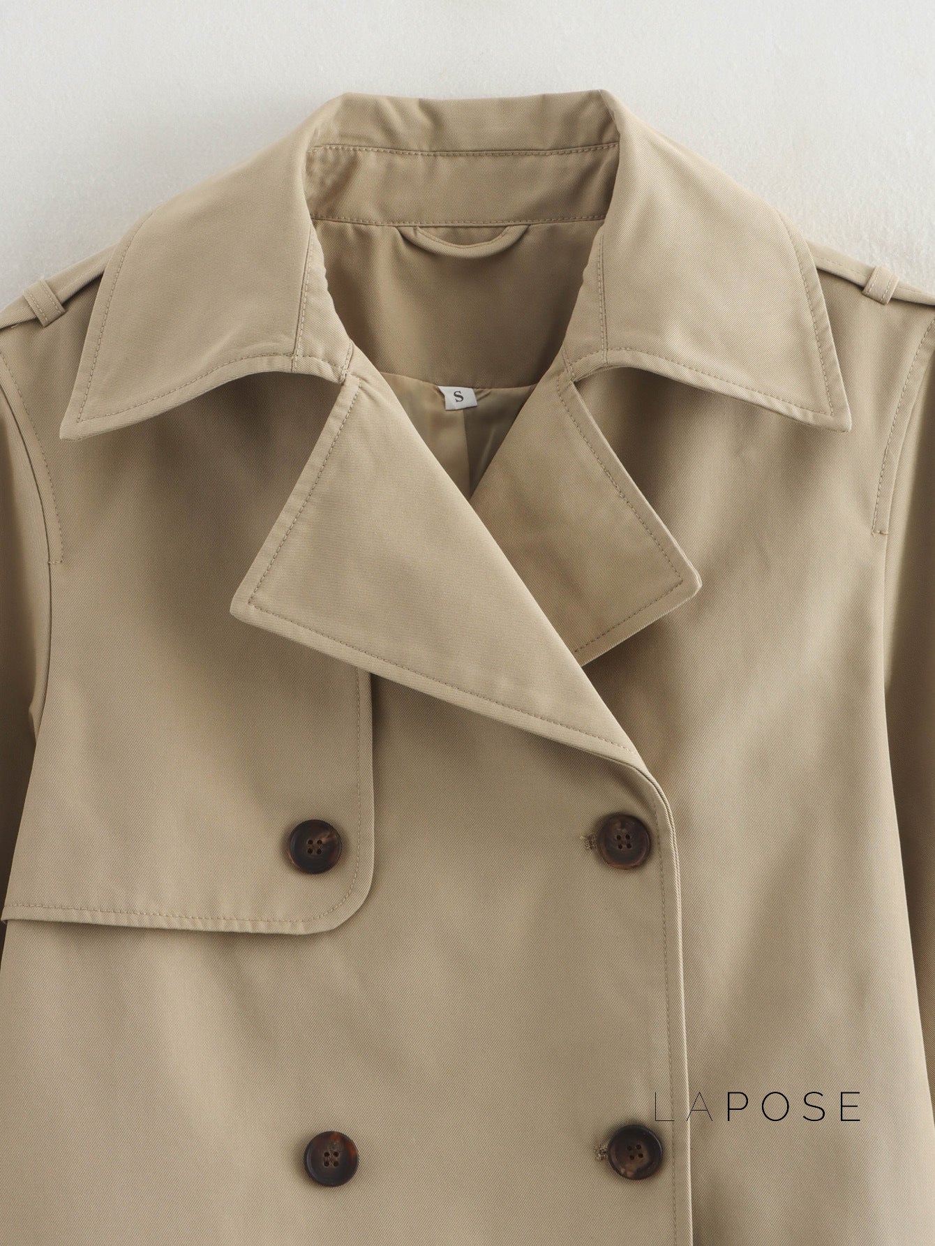 Wilma Double-Breasted Trench Jacket [70EQLRI2]