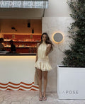 Winter Halter Satin Mini Dress [YK45BEQV]