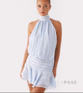 Winter Halter Satin Mini Dress [IMGBELSH]